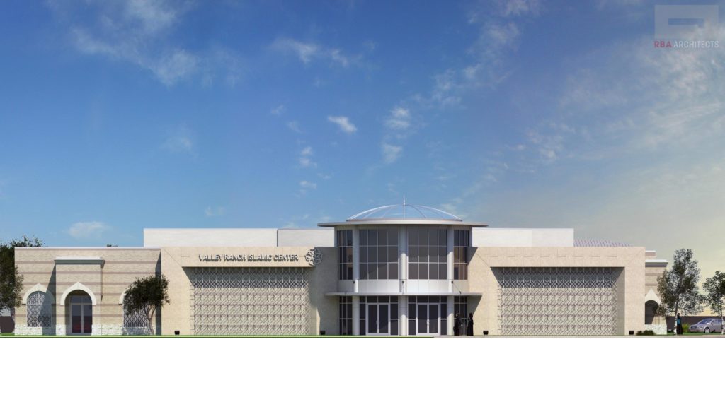 VRIC Front Elevation – Valley Ranch Islamic Center